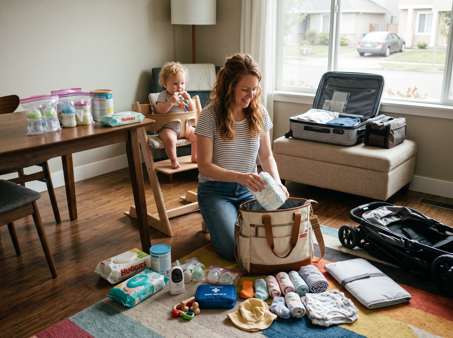A Weekend Packing System for a Baby or Toddler