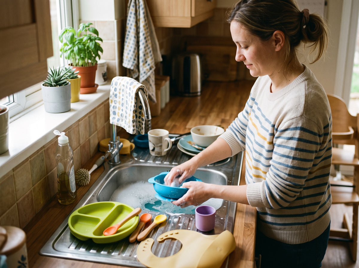 How to Clean Silicone Baby Tableware After Sticky Meals